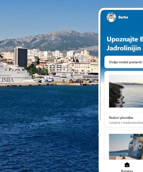 Jadrolinija uvaja AI pomočnika: pred poletjem lahko potnikom prihrani kar nekaj živcev
