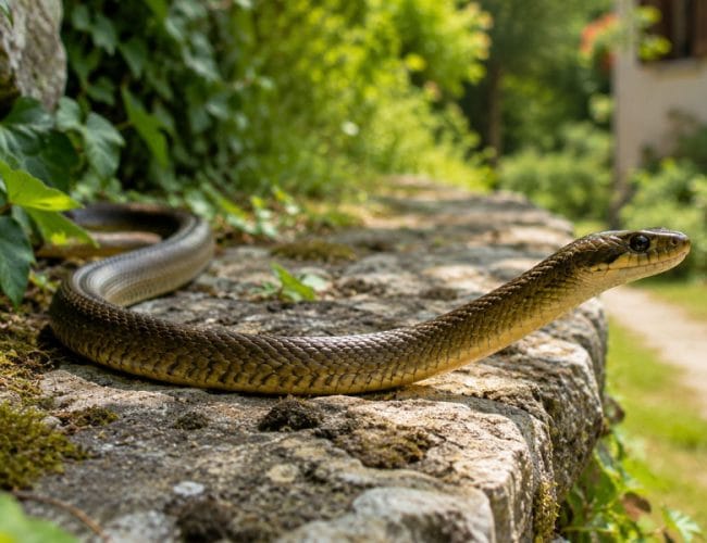 Za to kačo so babice govorile, da je čuvaj hiše: gož je bolj koristen, kot si mislimo