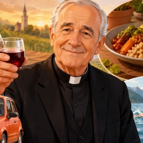 V življenju moraš znati piti, jesti, voziti avto in plavati