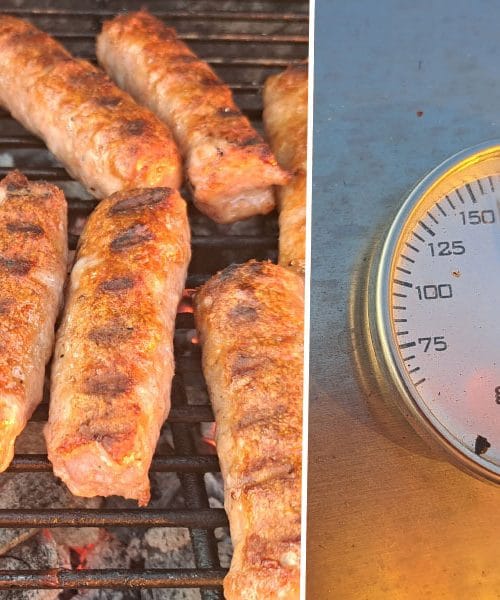 Čevapčiči na žaru ne smejo biti črni: prava temperatura je nižja, kot misli večina