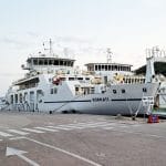 Trajektno pristanišče Valbiska na otoku Krku