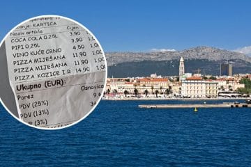 Toliko smo v Splitu plačali za tri pice in pijačo, malo smo presenečeni