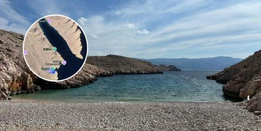 Uvala Konjska na Krku: plaža, do katere ne pridete z avtom, zato je še lepša