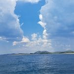 Morje, oblaki, nevihta
