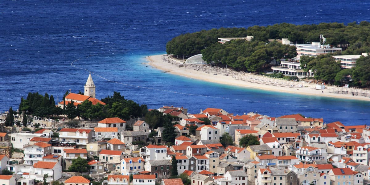 Mala Raduča, plaža pri Primoštenu