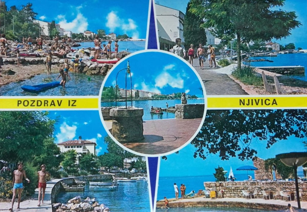 Pozdrav iz Njivica, razglednica