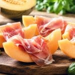 Pršut in melona