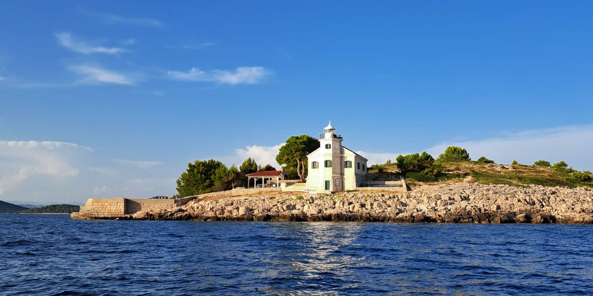Svetilnik Prišnjak, Murter, Dalmacija