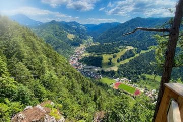 Olimpline v Črni na Koroškem: najdaljša jeklenica pri nas, na kateri letite nad dolino