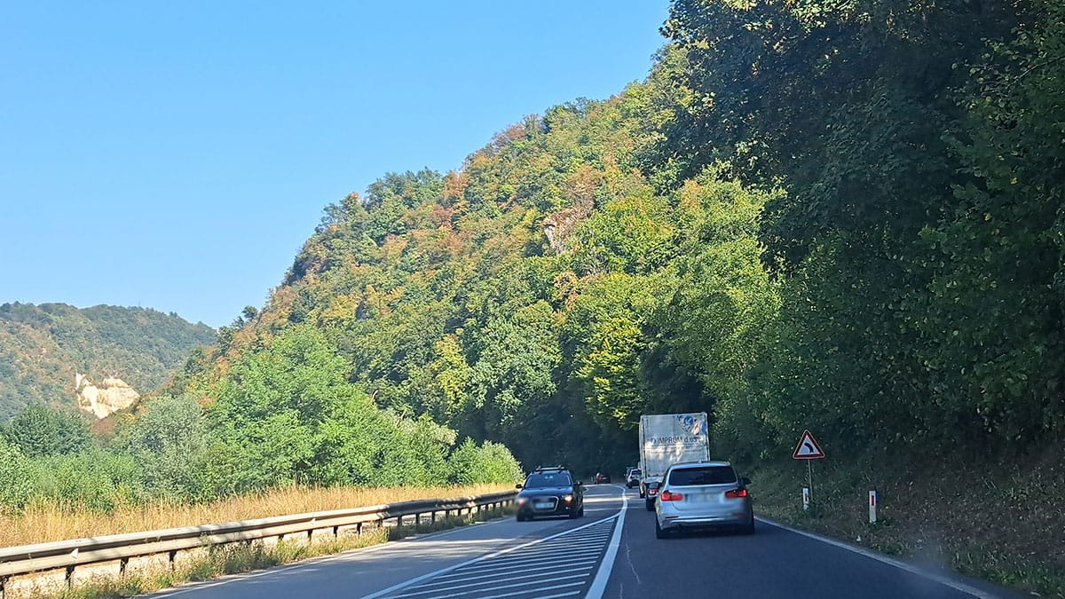Barve gozda kot oktobra