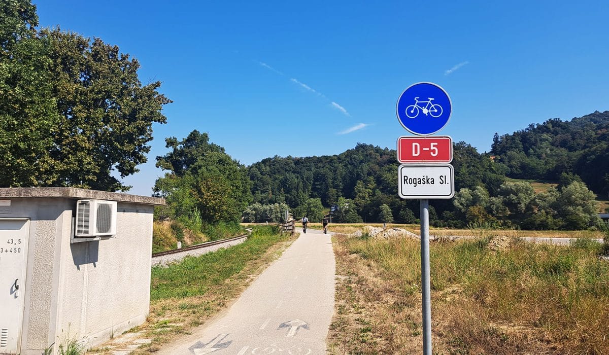 Kolesarska pot iz Podčetrtka v Rogaško Slatino
