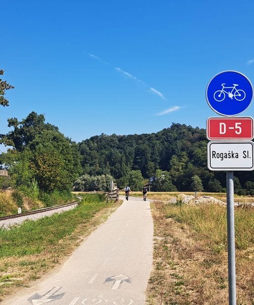 S kolesom smo šli na izlet iz Podčetrtka do Rogaške Slatine – in bili navdušeni!