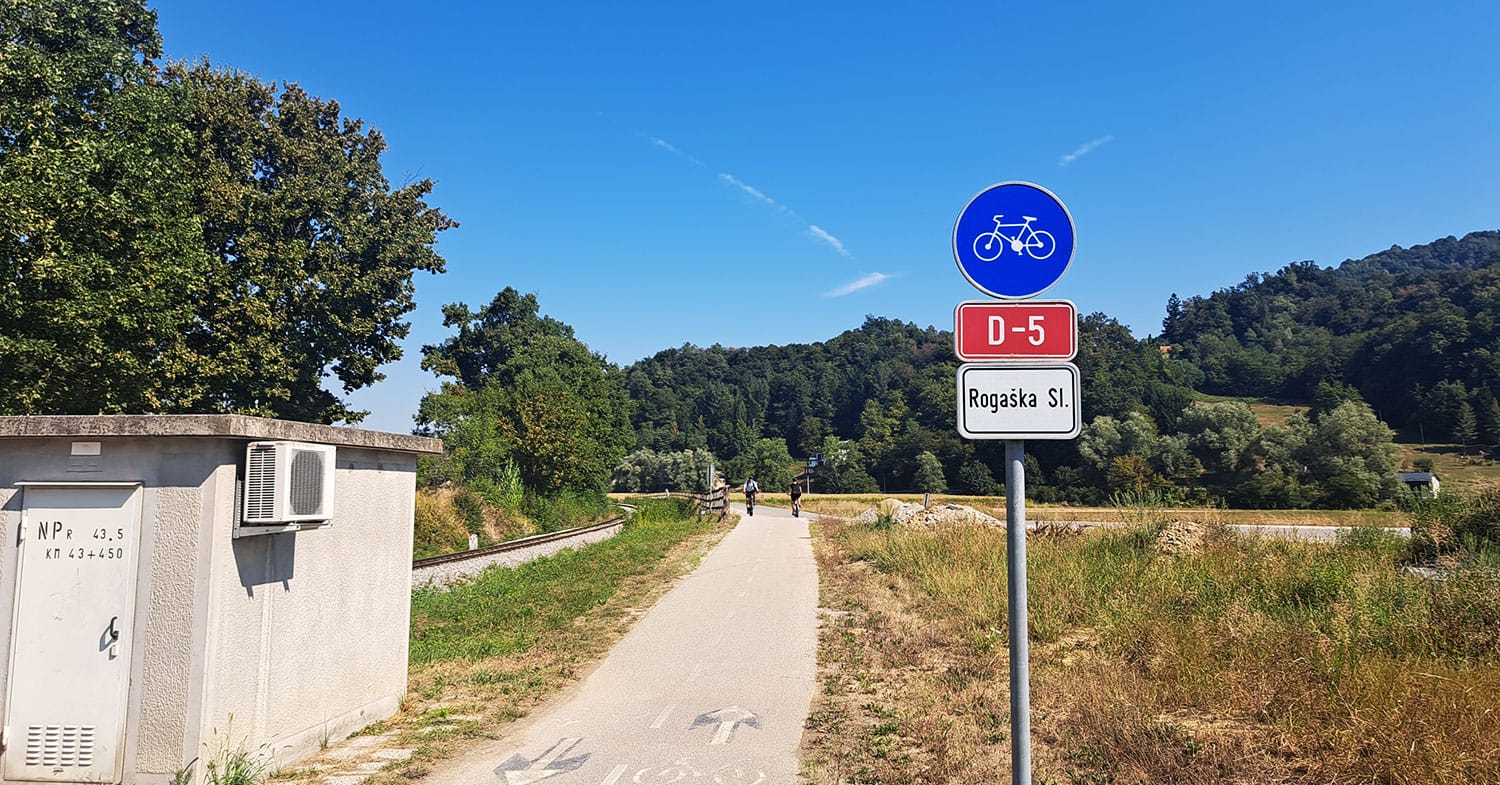 S kolesom smo šli na izlet iz Podčetrtka do Rogaške Slatine – in bili navdušeni!