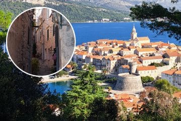 Ulice na Korčuli so hladnejše: razporeditev iz 13. stoletja se je izkazala za odlično rešitev