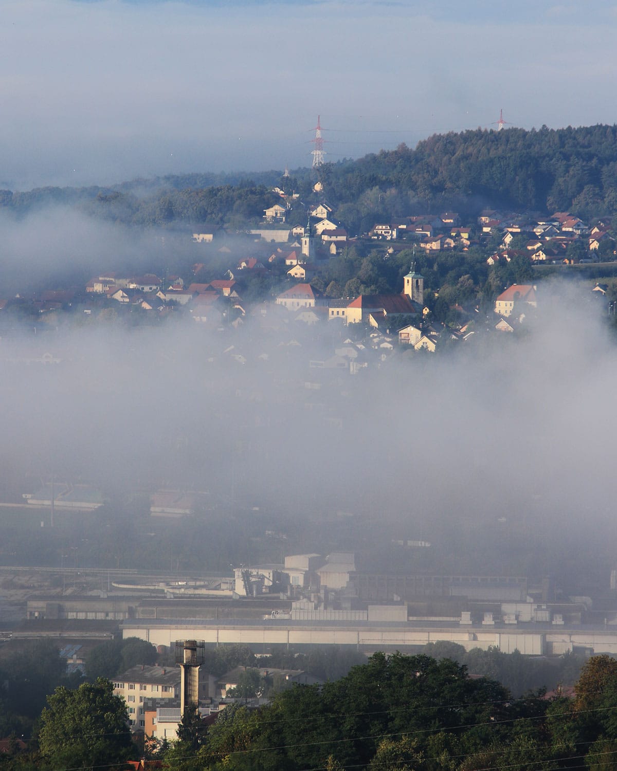 Megla v Leskovcu pri Krškem