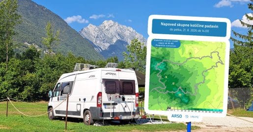 Na zahodu lahko do sobote pade več kot 100 litrov dežja, na vzhodu precej manj