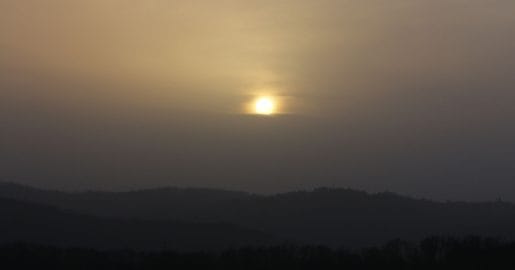 Puščavski pesek prihaja nad Slovenijo: v petek bo ozračje motno