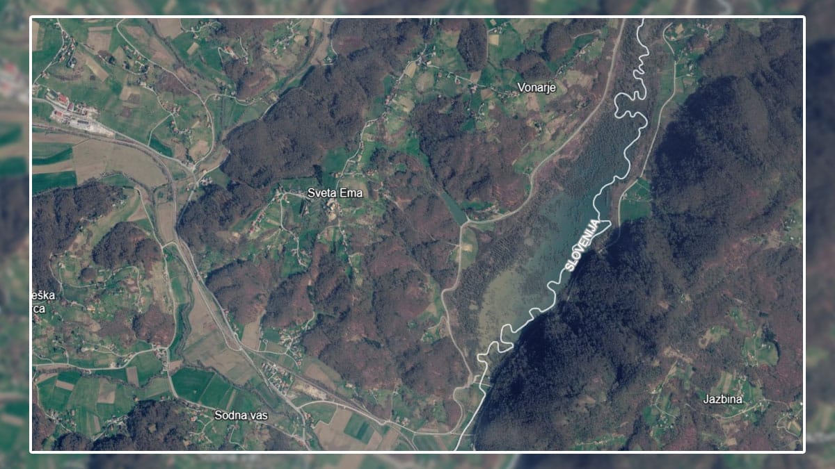 Vonarsko jezero iz zraka
