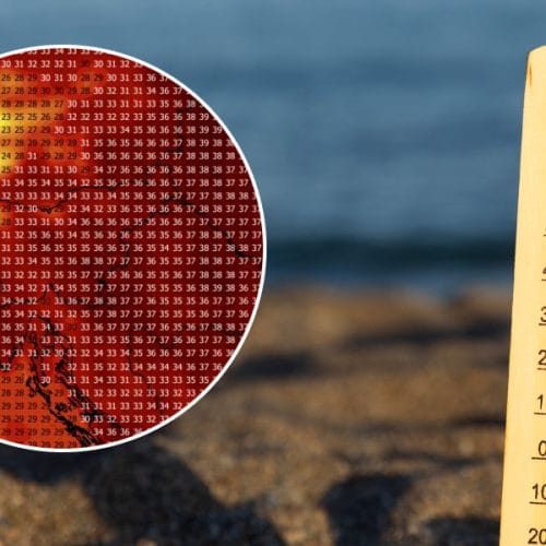 Vrhunec vročinskega vala je pred vrati: na jugovzhodu se lahko približa 40 stopinjam