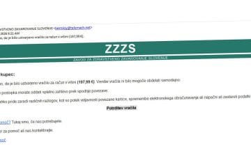ZZZS opozarja: krožijo lažna sporočila o vračilu denarja, povezave ne odpirajte