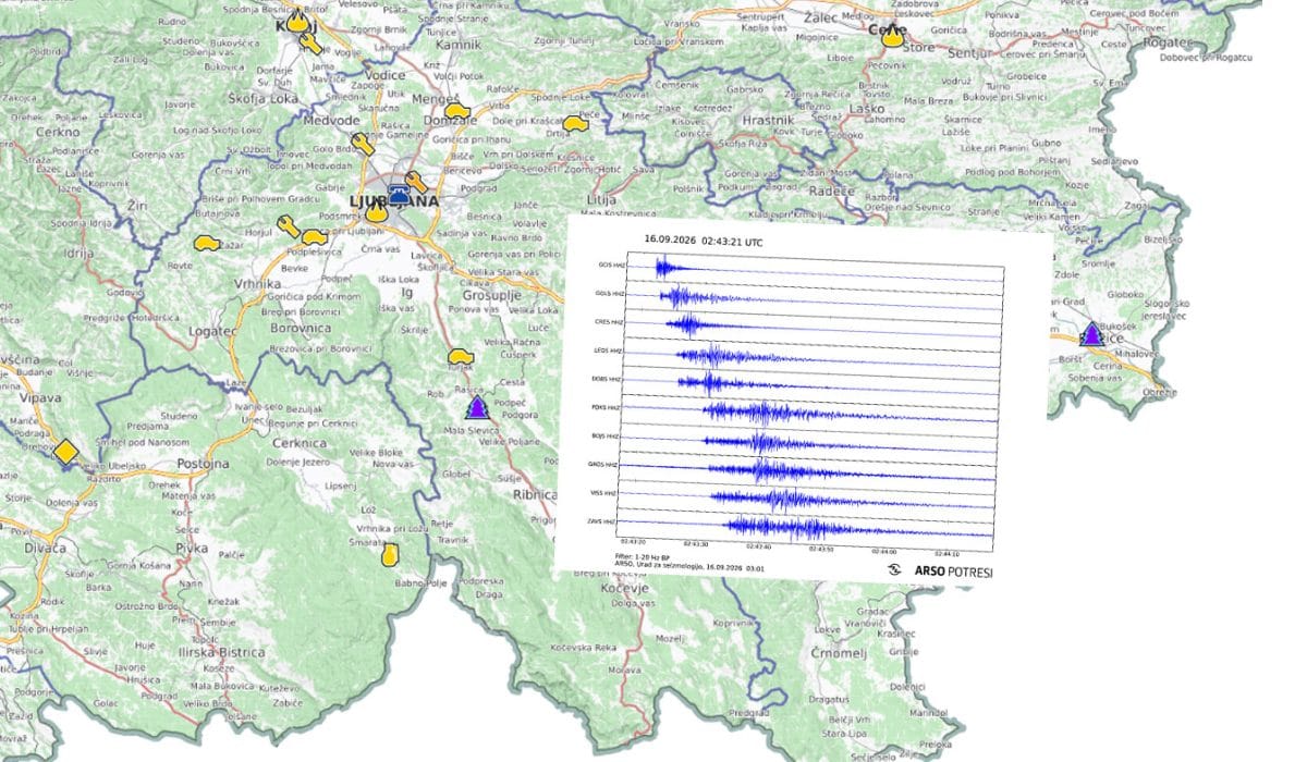Dva potresa pri Ribnici in Brežicah, Grafika: Vse za moj dan