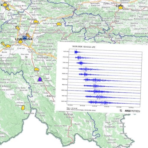 V sredo dva potresa pri Ribnici in Brežicah – sta morda povezana?