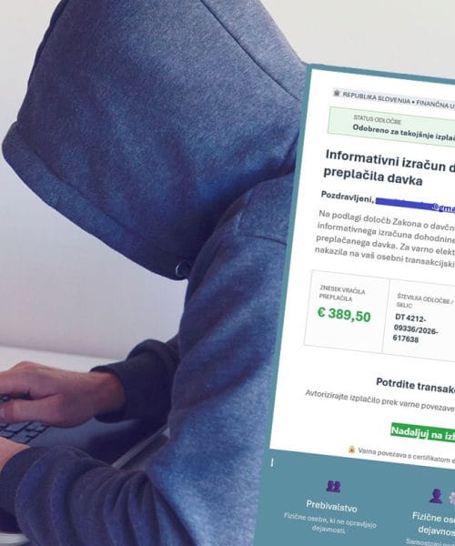 FURS opozarja na nova lažna sporočila – če dobite tak e-mail, nanj ne odgovarjajte