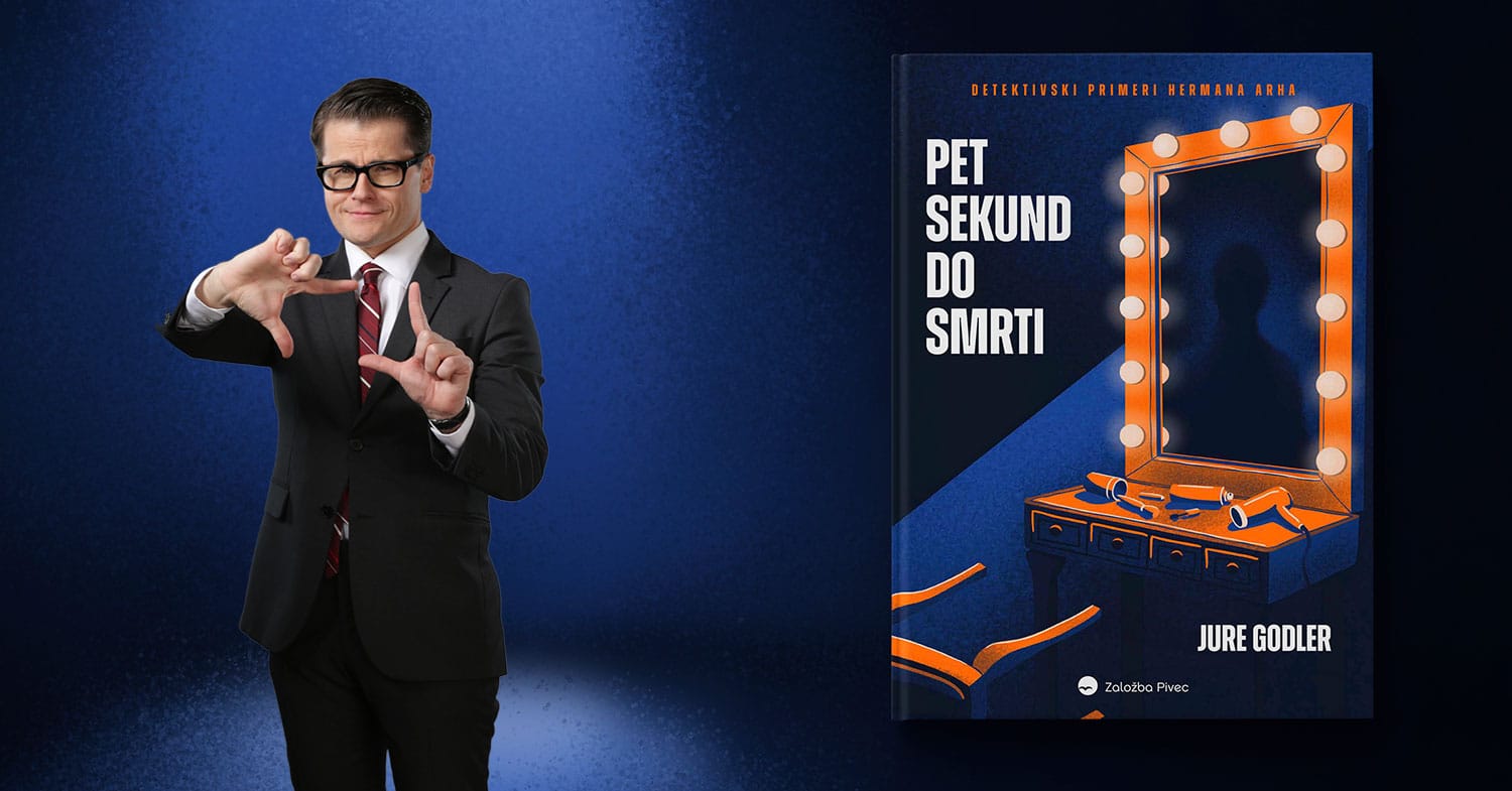 Jure Godler se vrača z novim umorom, roman Pet sekund do smrti izide 3. oktobra