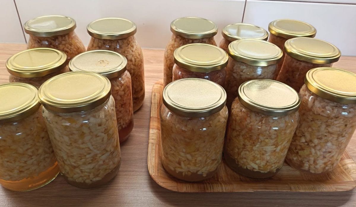 Kako shraniti jabolka v kozarce