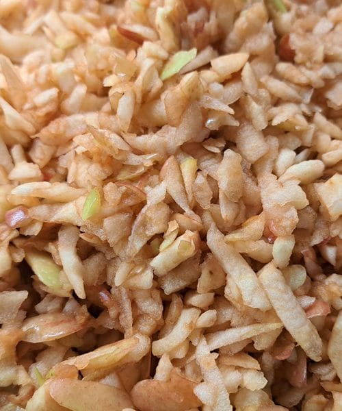 Naribana jabolka v kozarcih ne zalivajte s sladkorno vodo