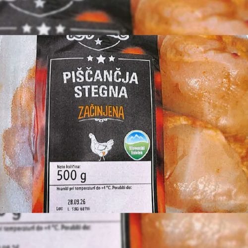 Kupili ste piščančja stegna v Lidlu? Preverite embalažo, izdelek odpoklican