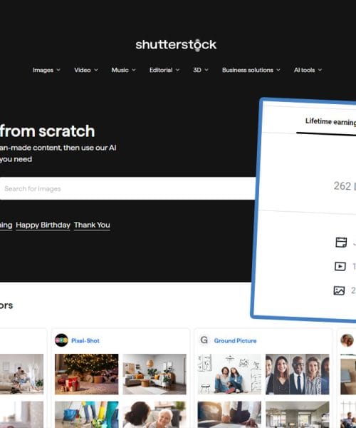 Na Shutterstock je naložil skoraj 1000 fotografij, zaslužil pa ni niti 100 evrov