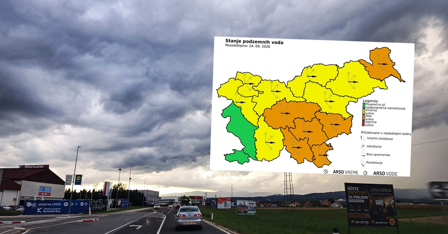 Sušne razmere se znova slabšajo, ponekod manjka do 60 milimetrov vode