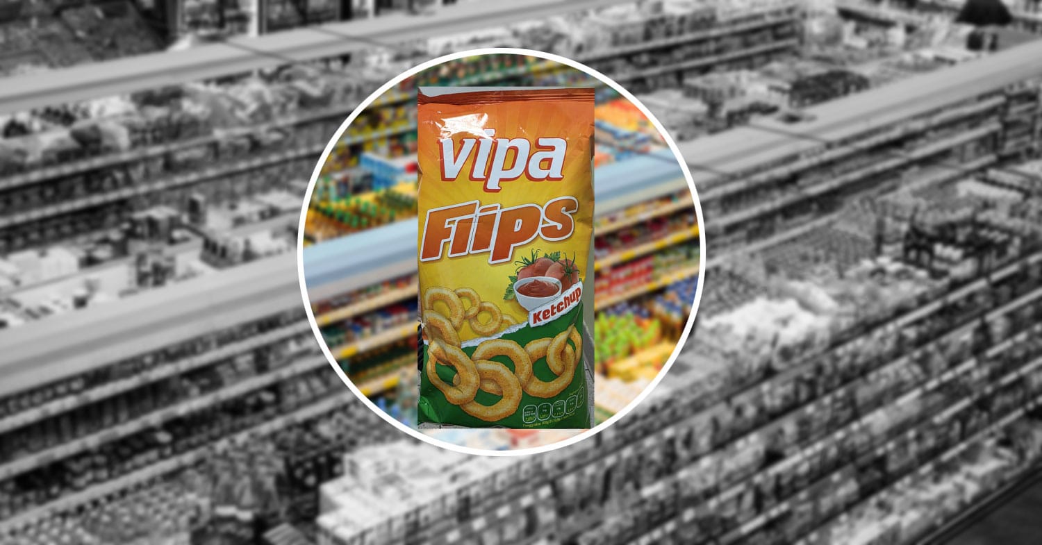 Odpoklic prigrizka Vipa Flips – v njem odkrili mlečne beljakovine, ki niso navedene na embalaži