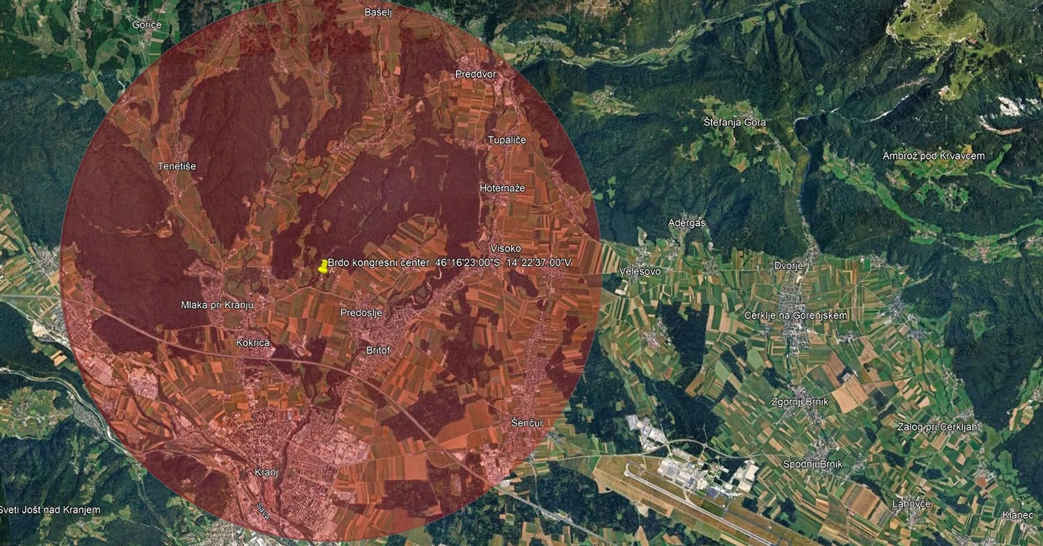 V bližini Kranja konec tedna za dva dni prepovedano letenje z droni