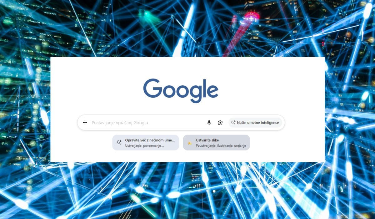 Google in dva nova gumba na iskalniku