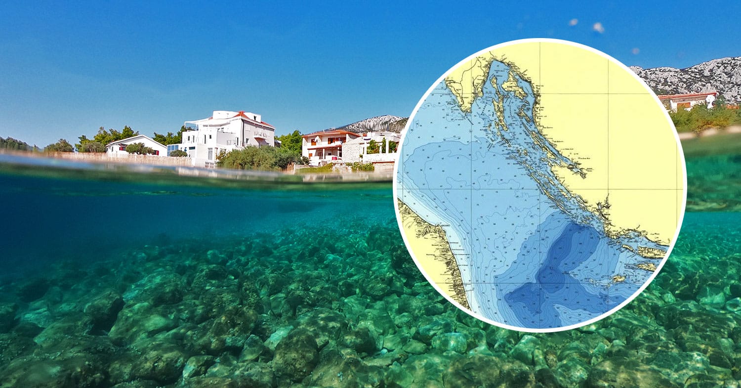 Kako globoko je Jadransko morje? Na najgloblji točki več kot 1200 metrov