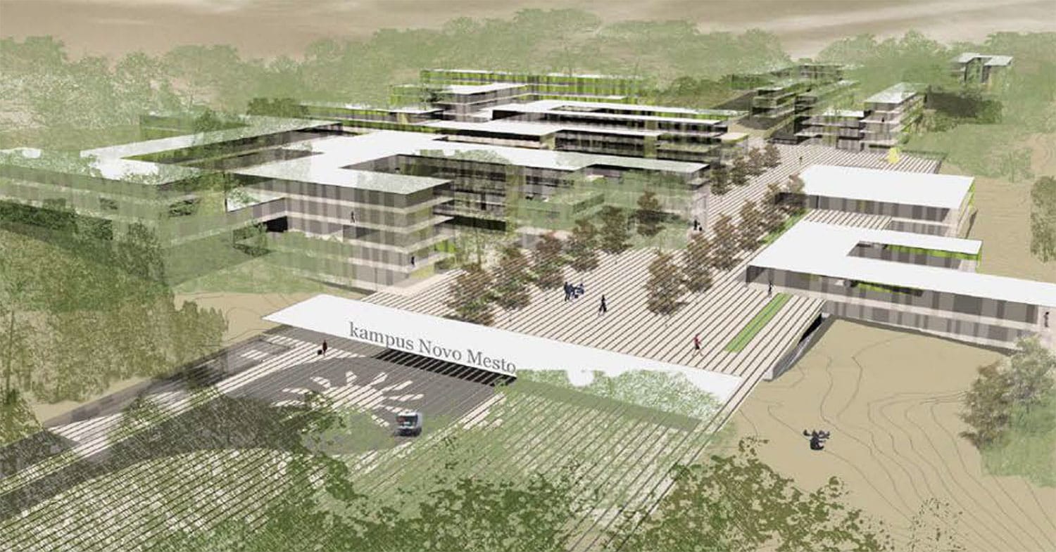 V Novem mestu načrtujejo univerzitetni kampus, občina potrdila prenos zemljišč