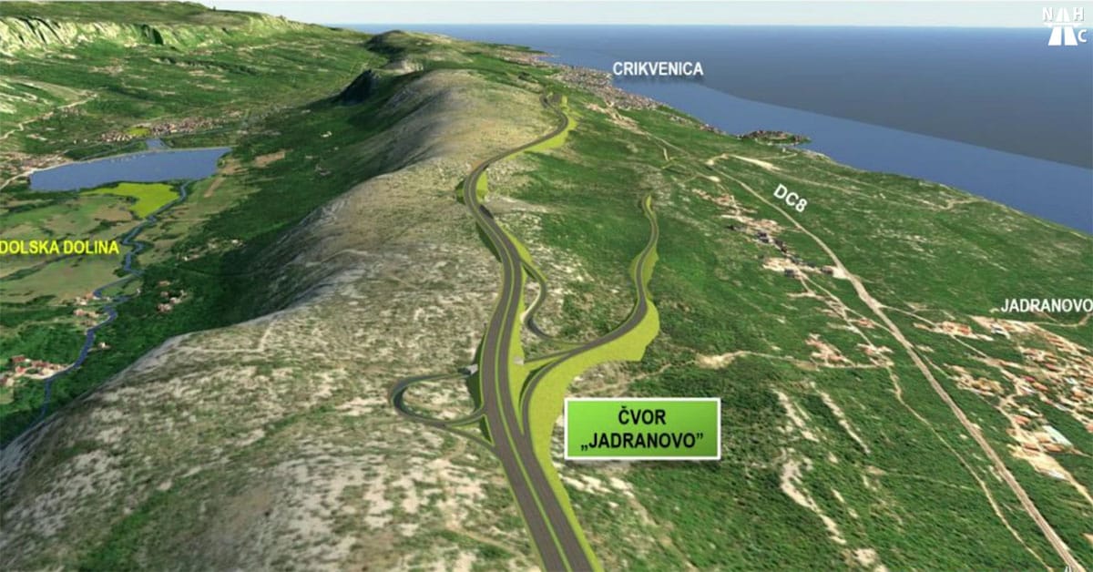 Avtocesta A7 Križišče - Jadranovo, Grafika: arhiv Vse za moj dan