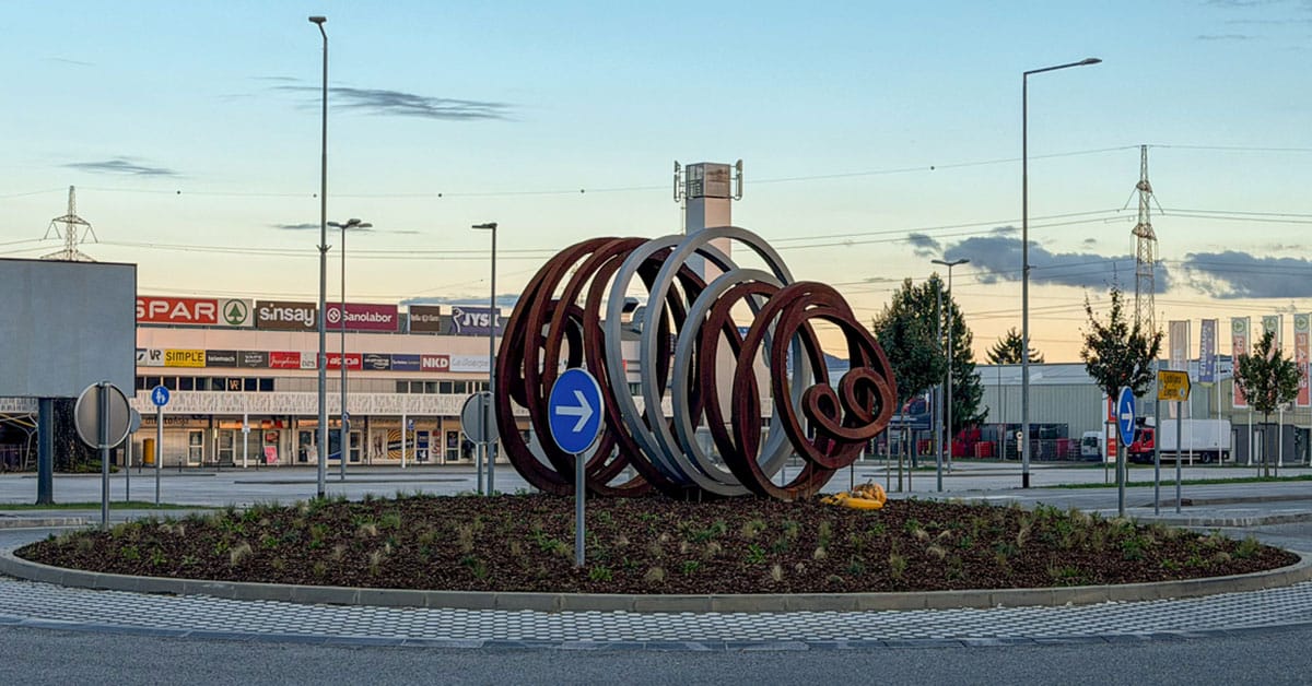 Krožišče je dobilo zasaditev, Foto: Mestna občina Krško