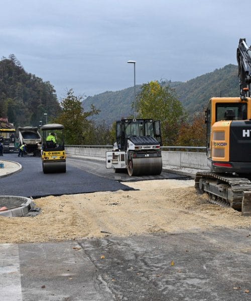 V Krškem se v ponedeljek odpira del ceste, a sledi nova popolna zapora do pomladi 2027