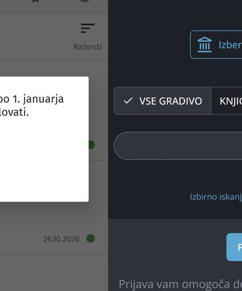 Uporabljate mCOBISS? Aplikacija ne bo več delovala, prihaja COBISS Plus