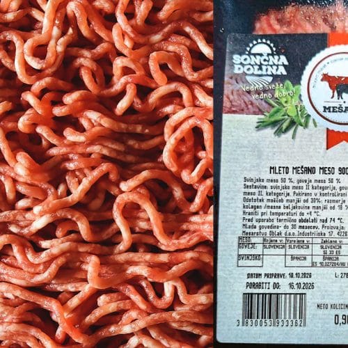 V mletem mesu iz Eurospina odkrili nevarno bakterijo E. coli