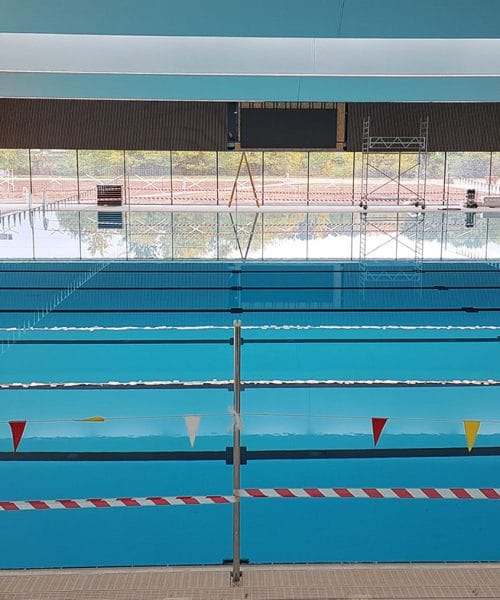 V Krškem odštevajo do odprtja novega plavalnega centra, voda je že v bazenih