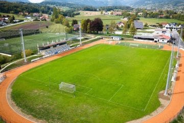 V Slovenskih Konjicah osvetlili nogometni stadion, dela zaključili v nekaj mesecih