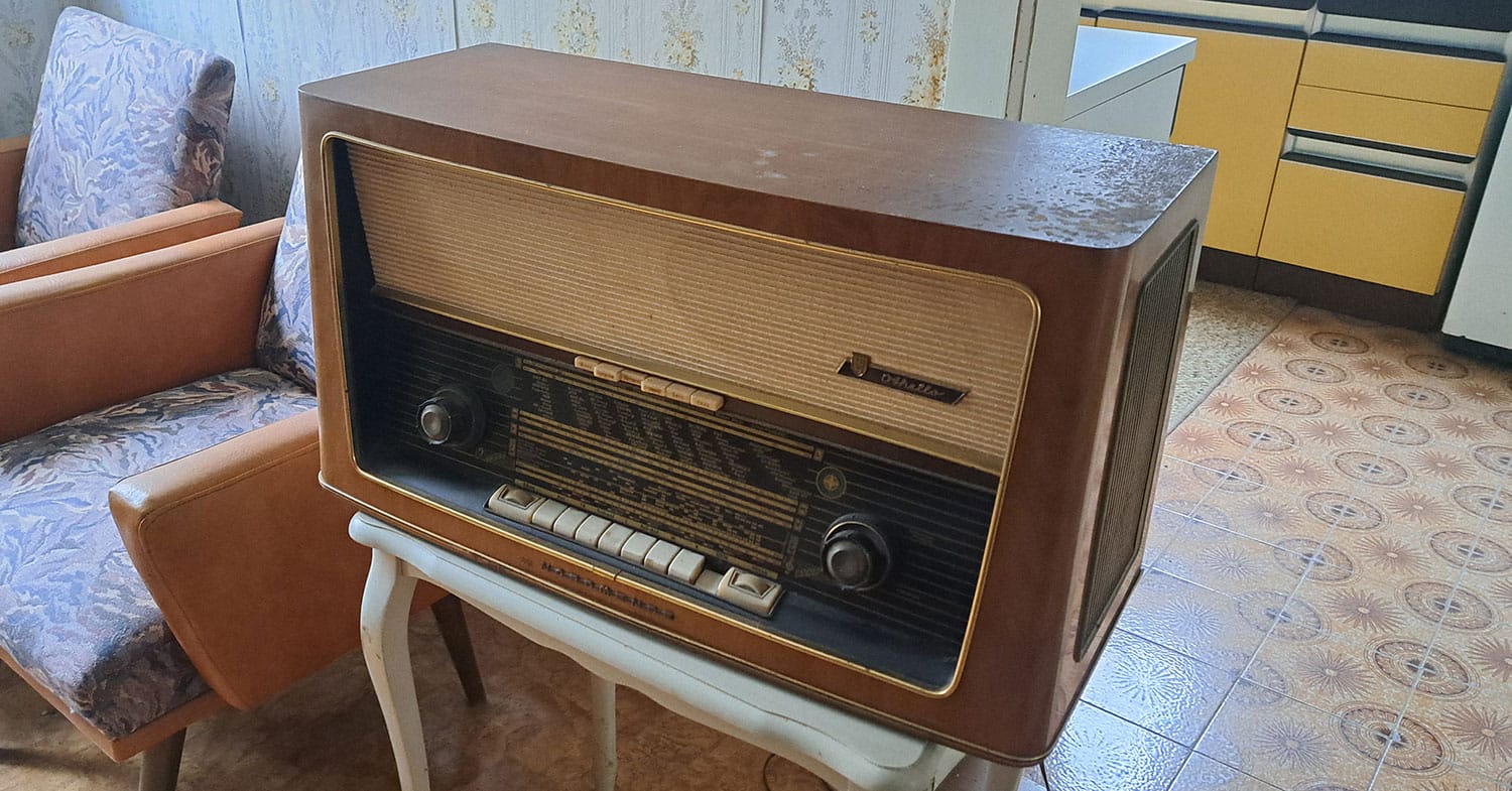 Ta radio je star skoraj 70 let, nekoč pa je bil pravi luksuz