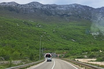 Zaprli pomemben predor na poti do Makarske, vozniki morajo na obvoz